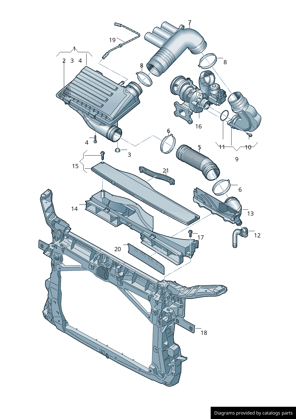 Car part diagram