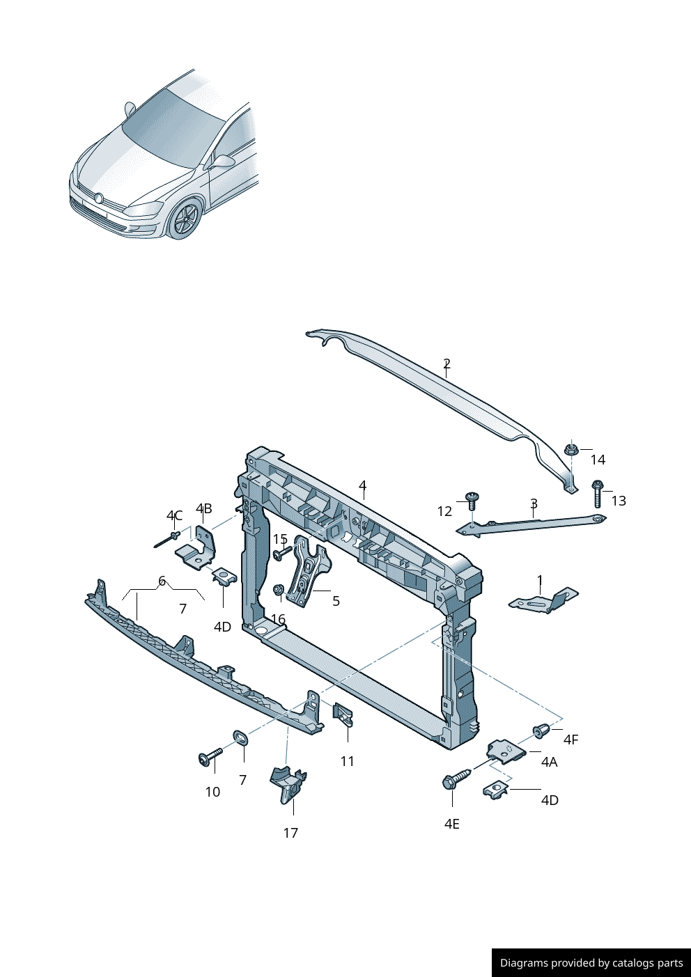 Car part diagram