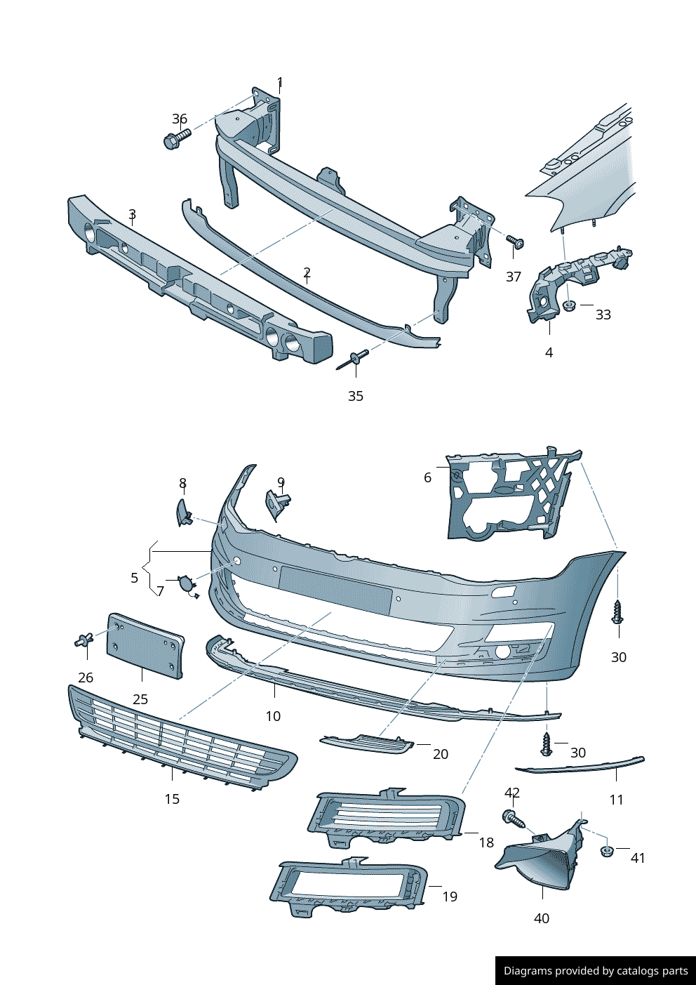 Car part diagram