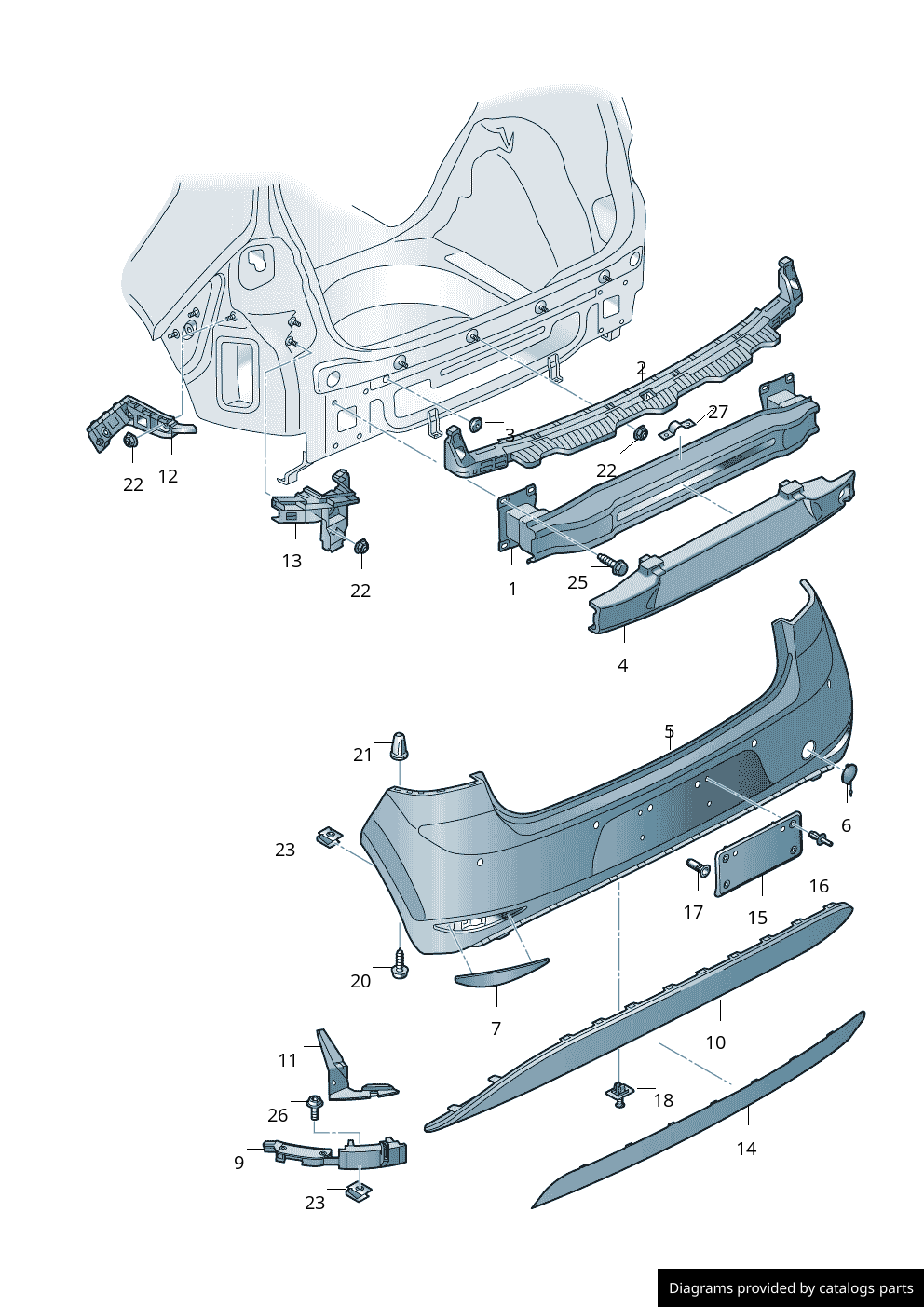 Car part diagram