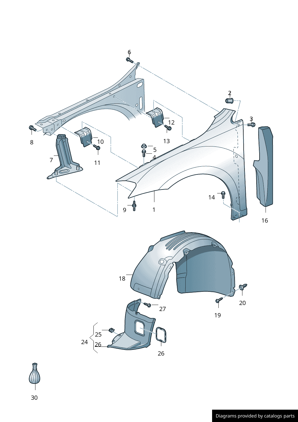 Car part diagram
