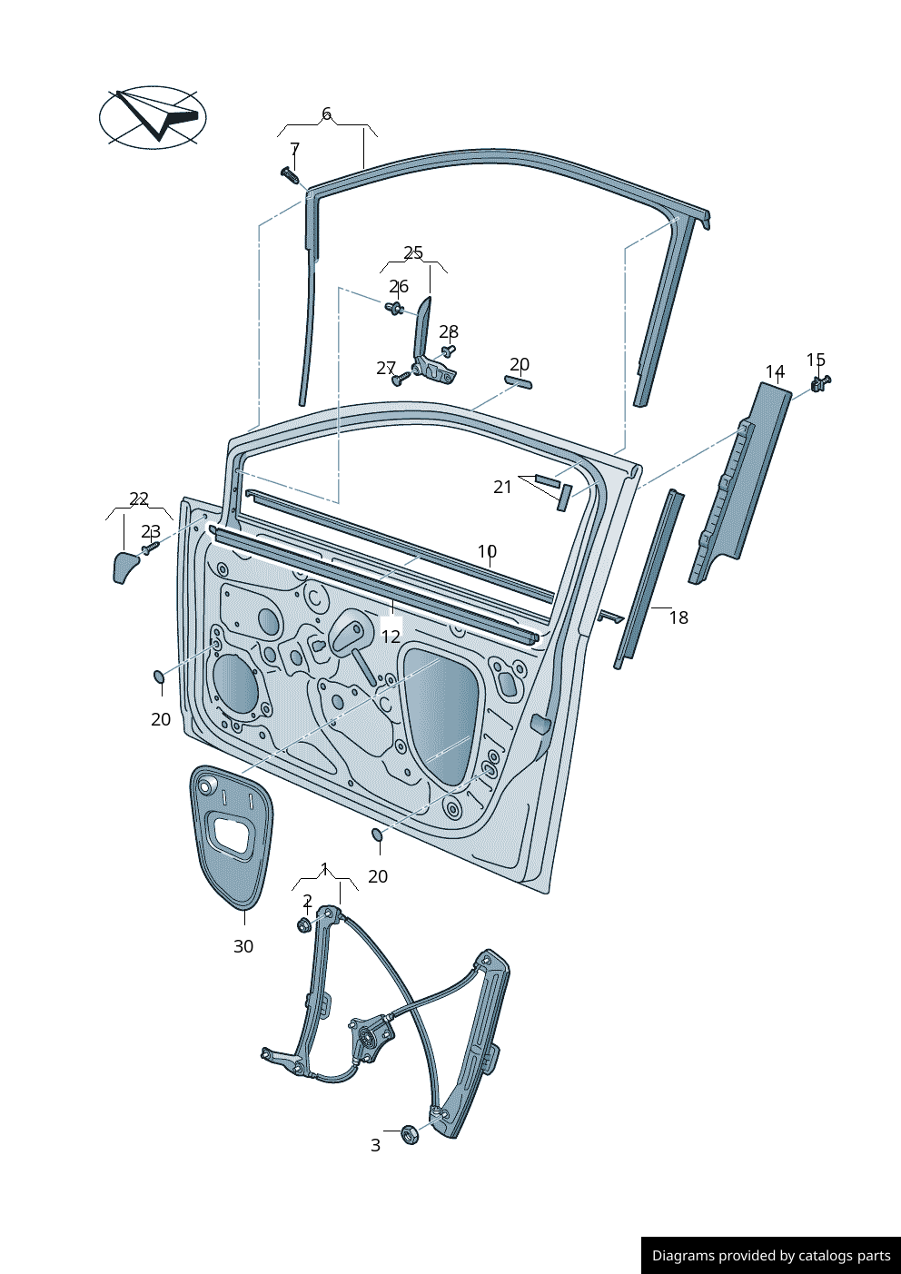 Car part diagram