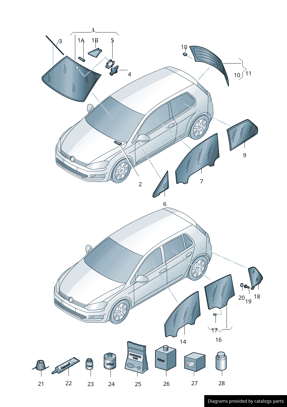 Car part diagram