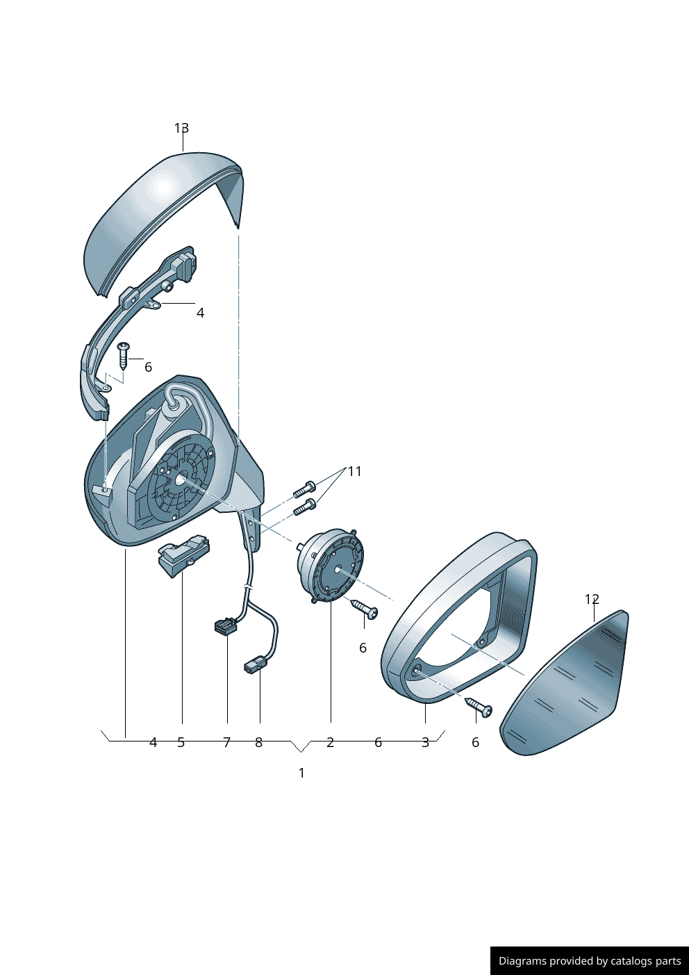 Car part diagram
