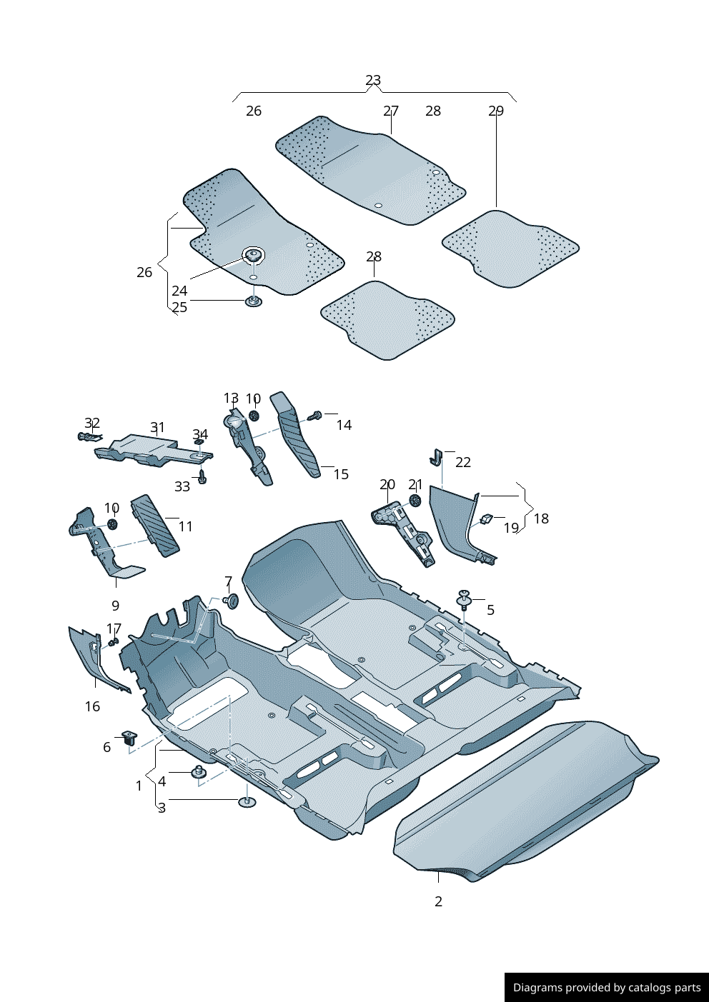 Car part diagram