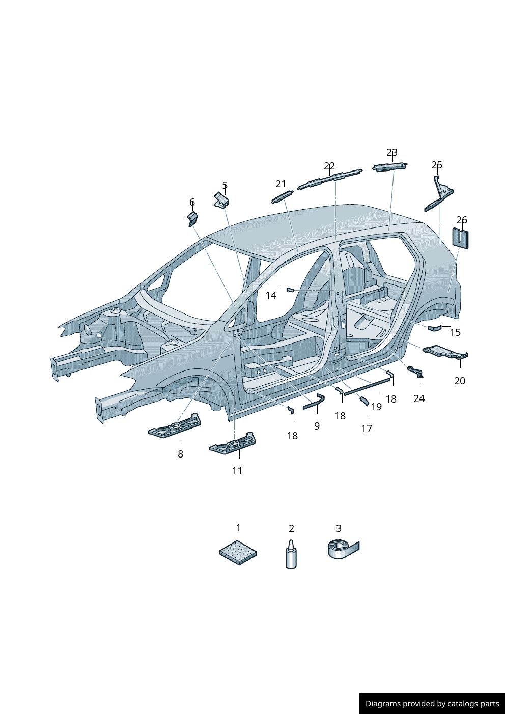 Car part diagram