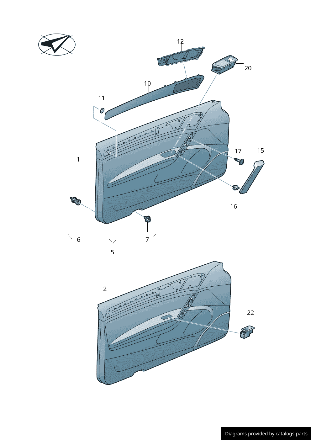Car part diagram