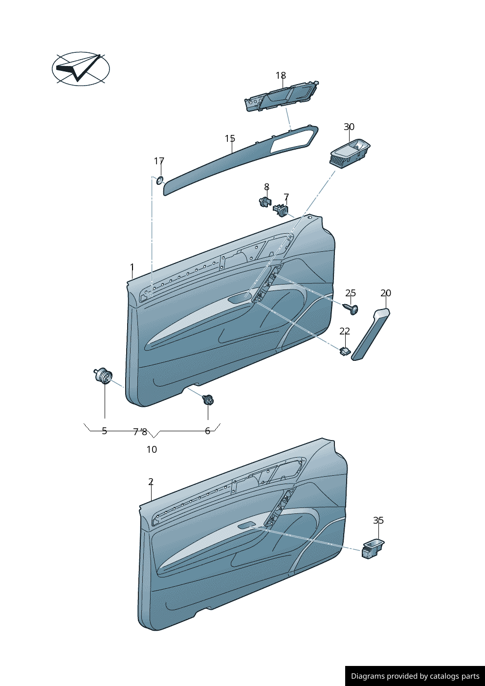 Car part diagram