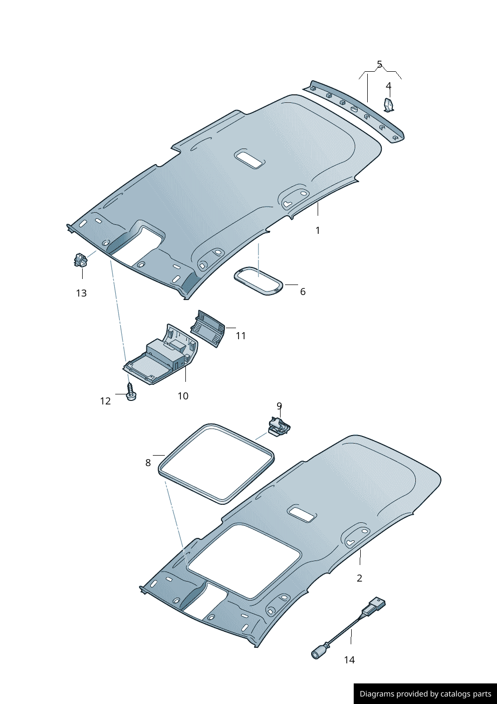 Car part diagram