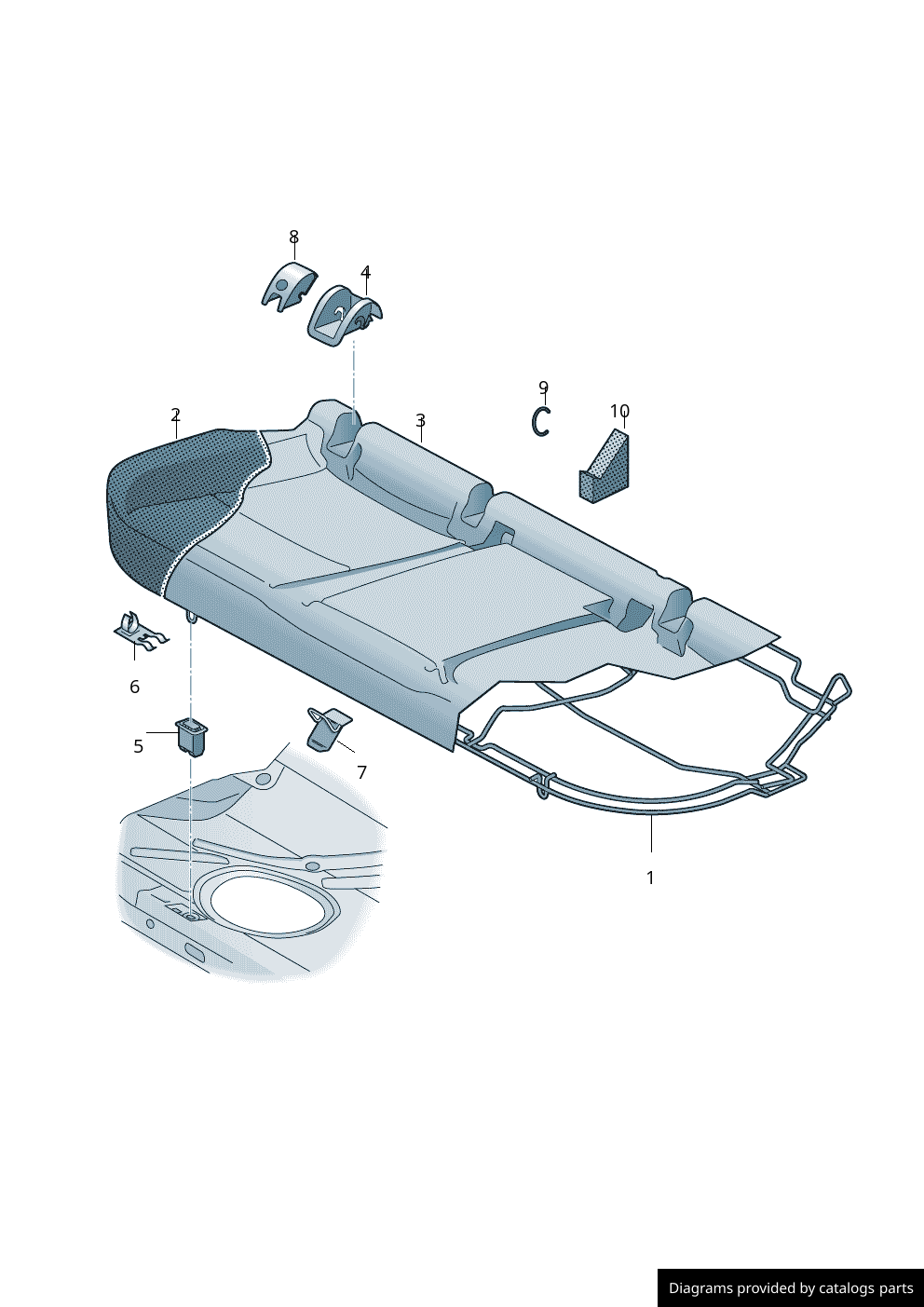 Car part diagram