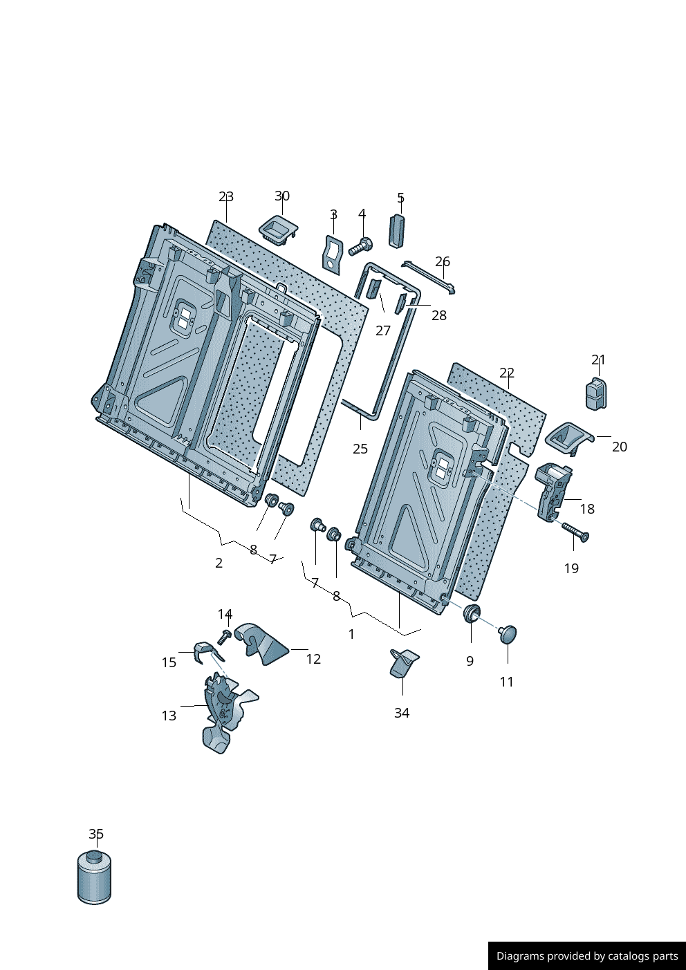 Car part diagram