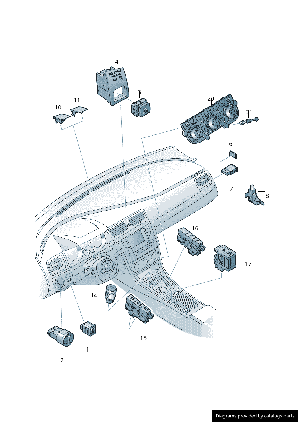 Car part diagram