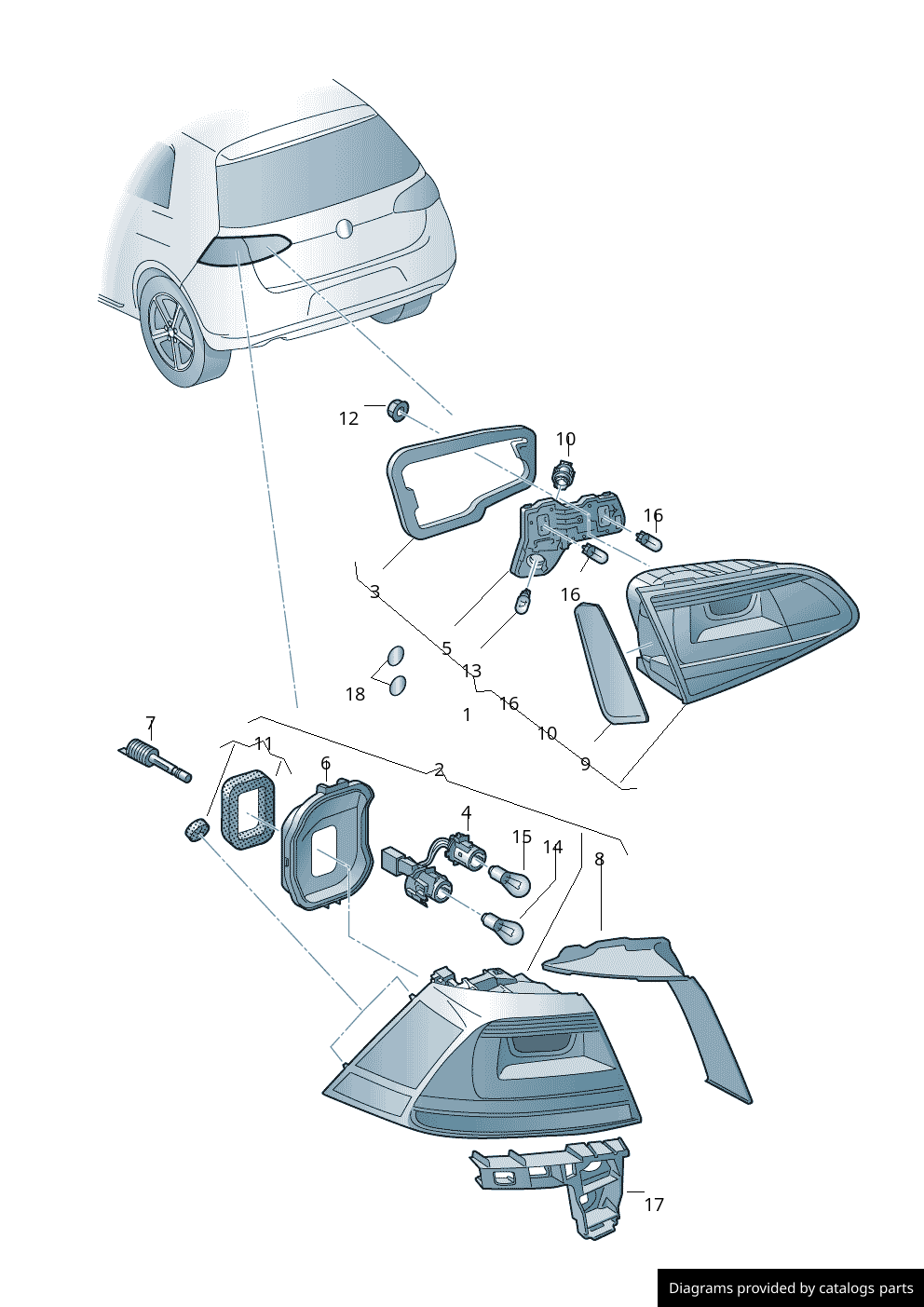 Car part diagram