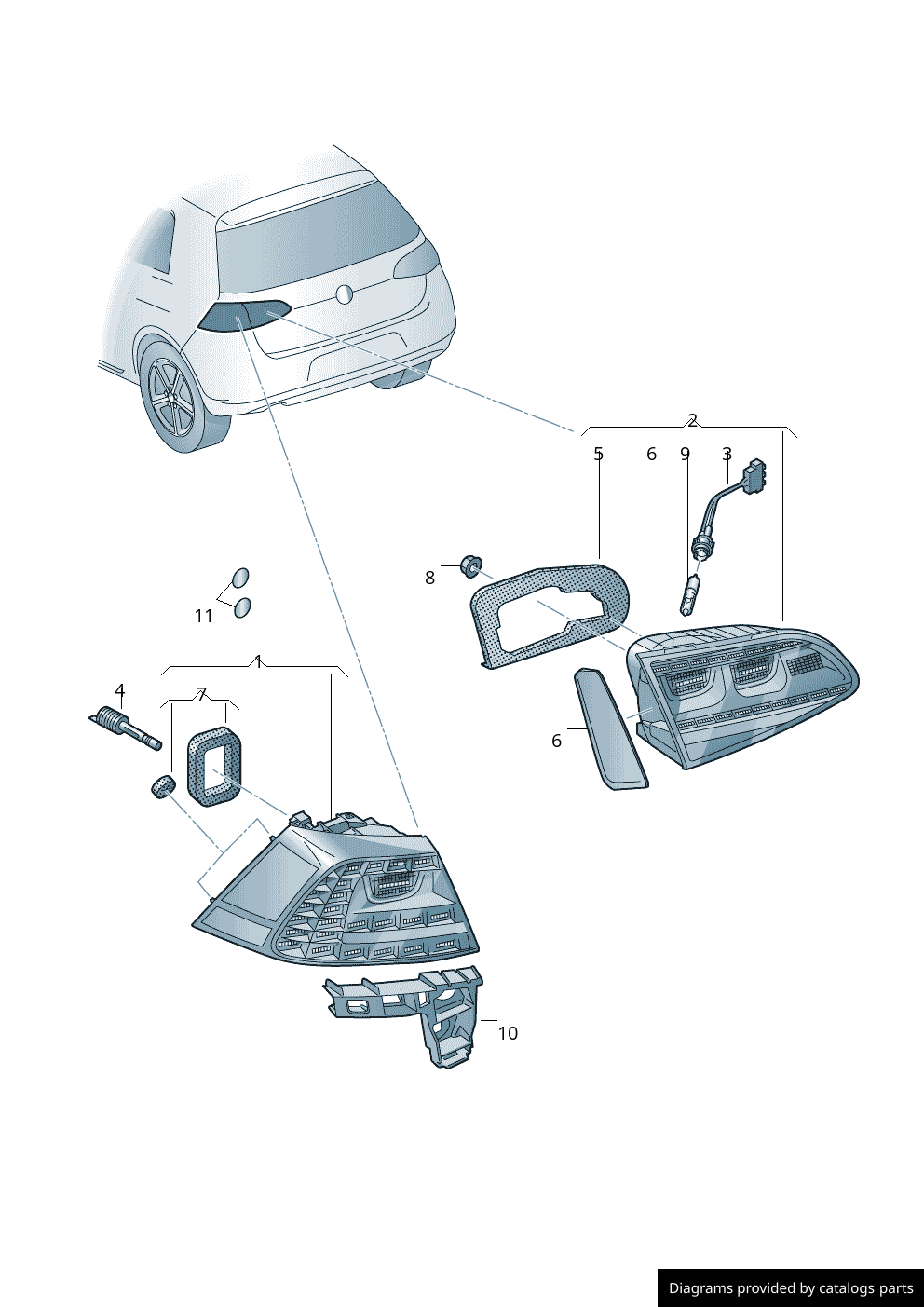 Car part diagram