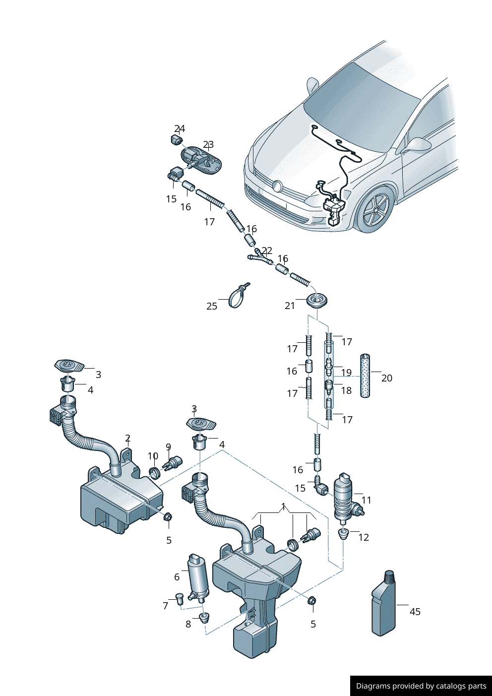 Car part diagram