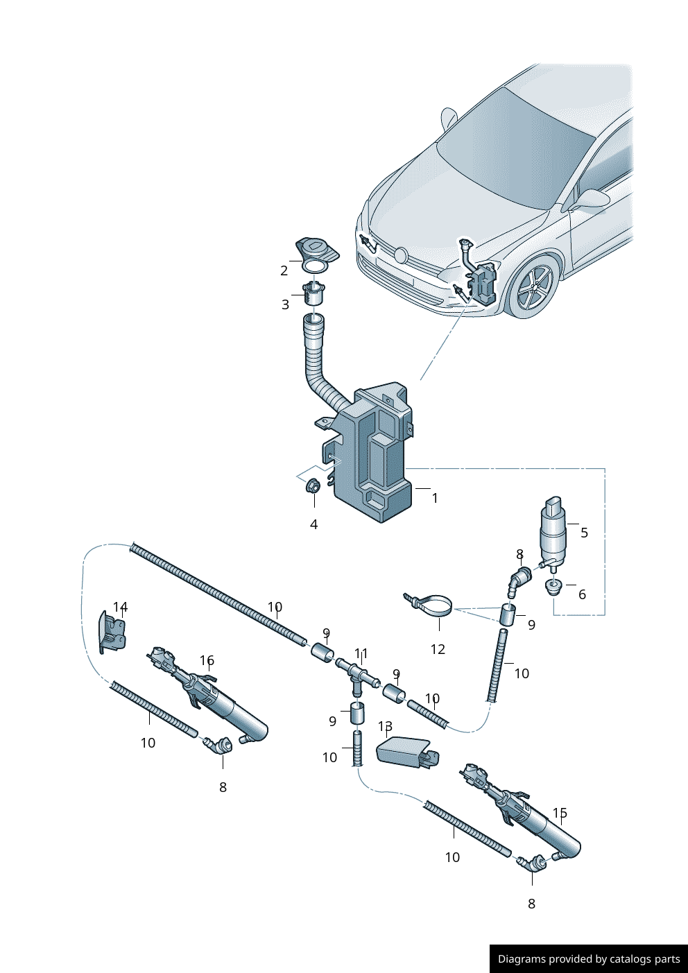 Car part diagram
