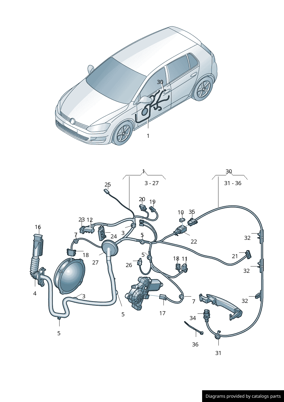 Car part diagram