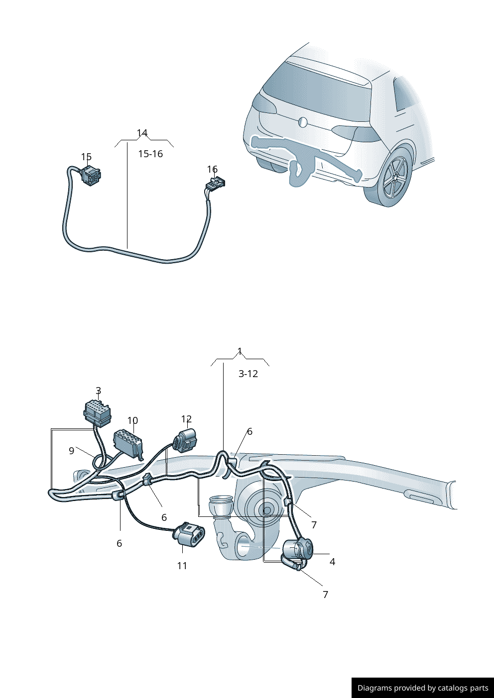 Car part diagram