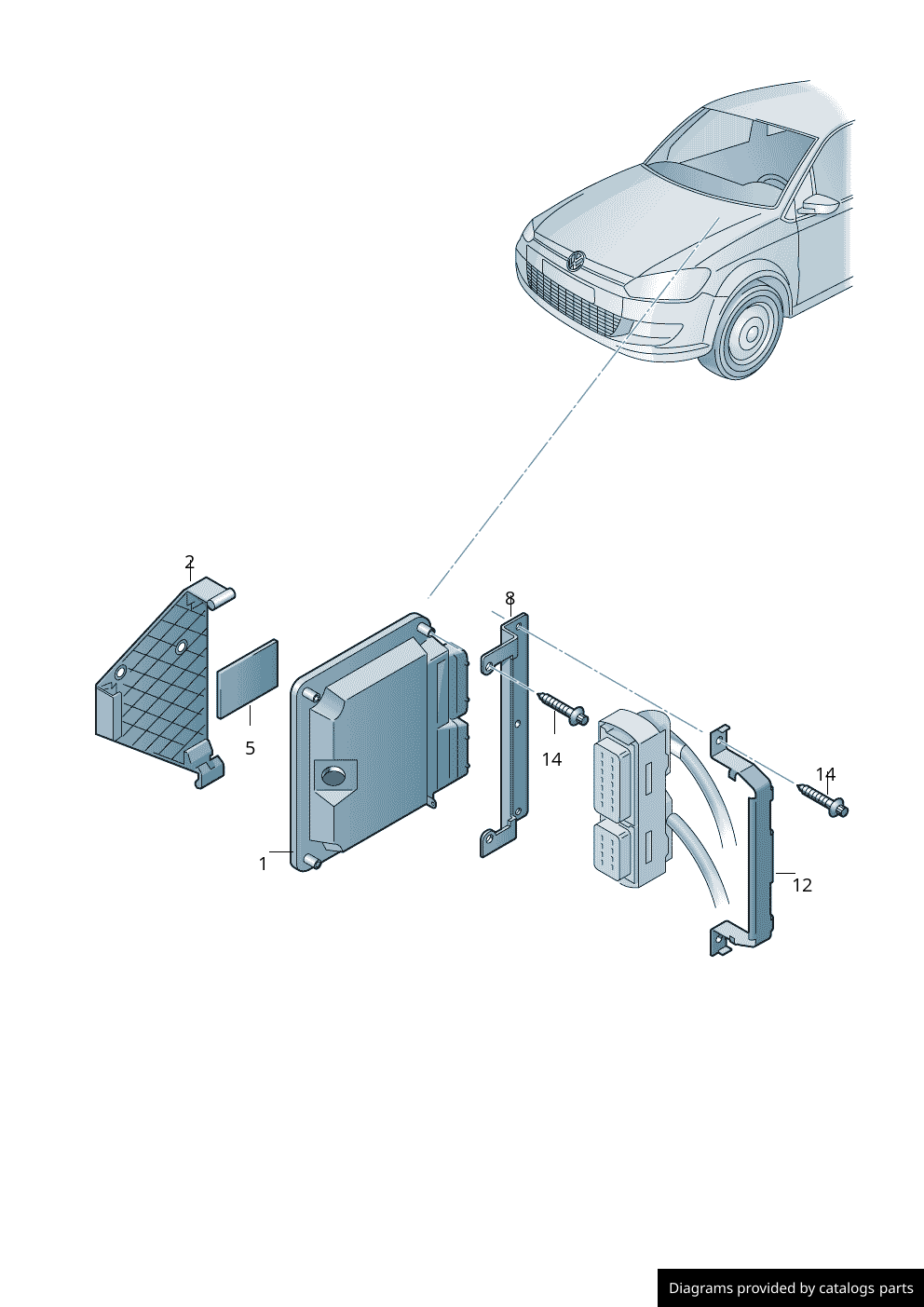 Car part diagram