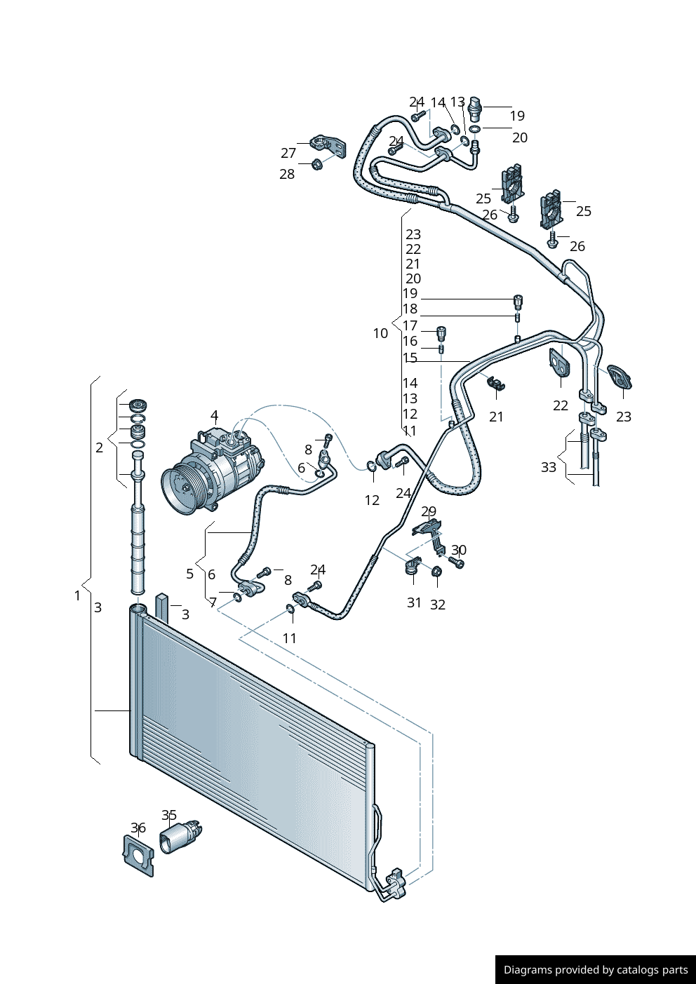 Car part diagram