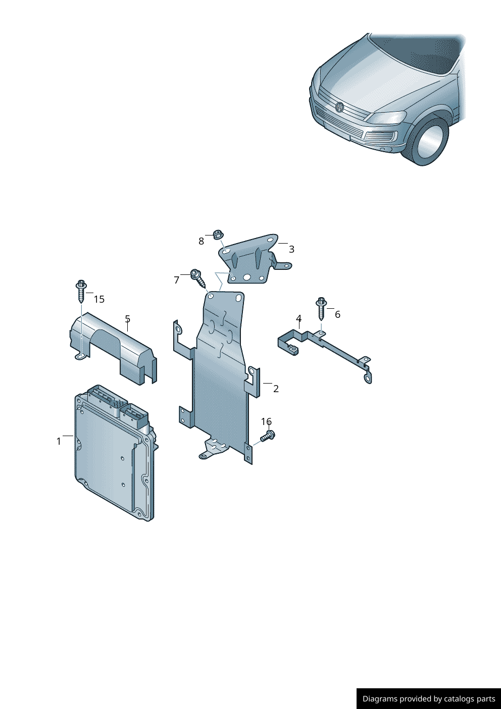 Car part diagram