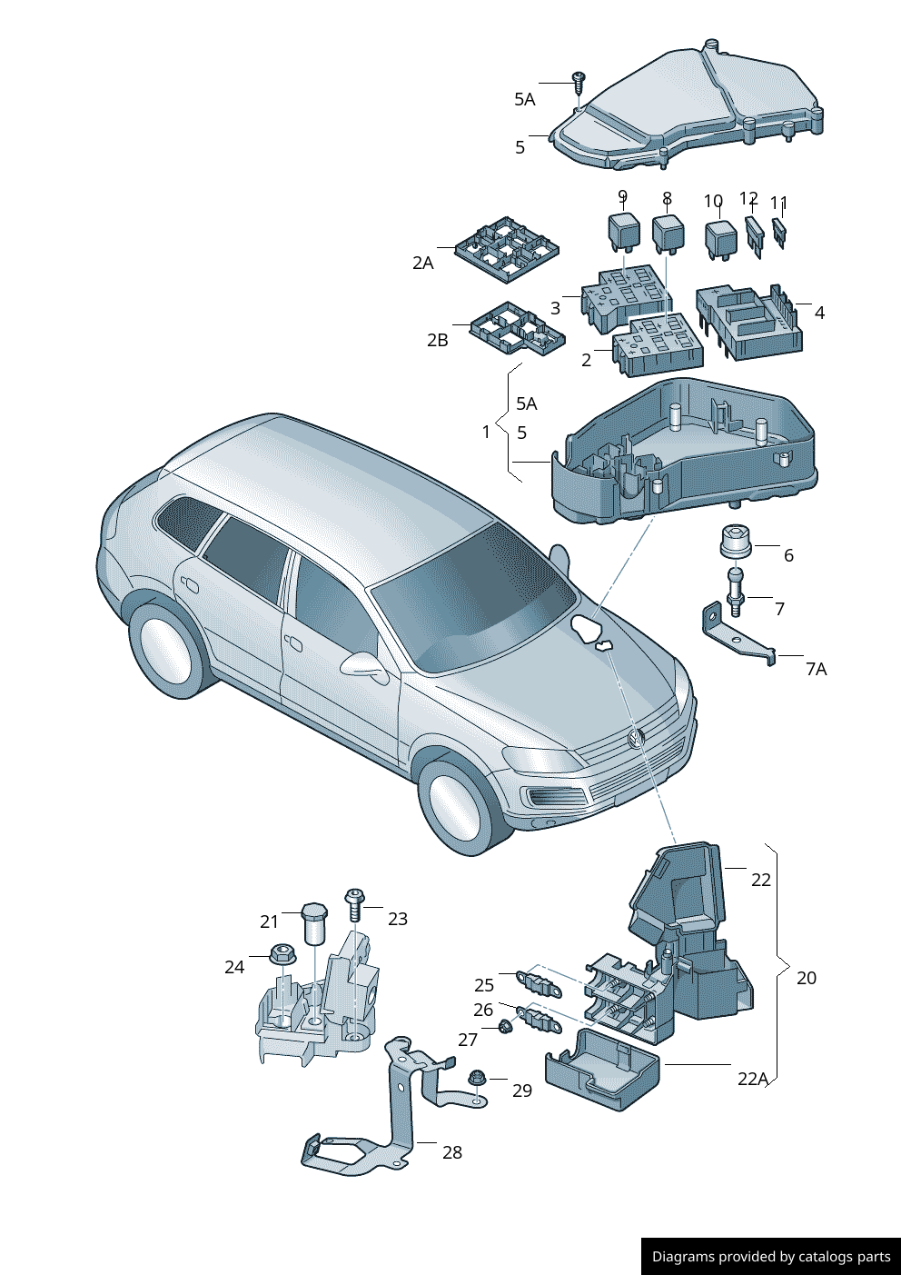 Car part diagram
