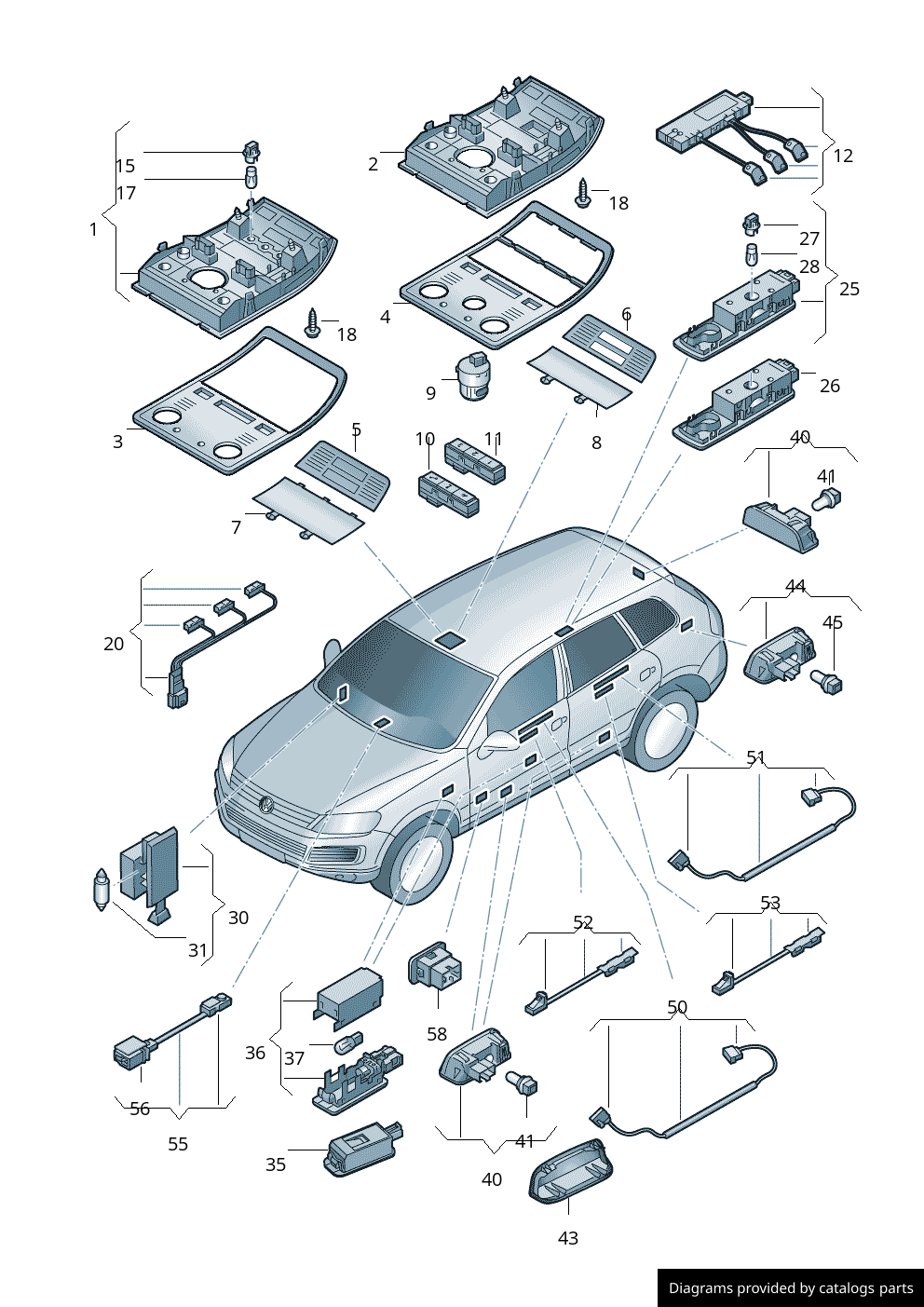 Car part diagram