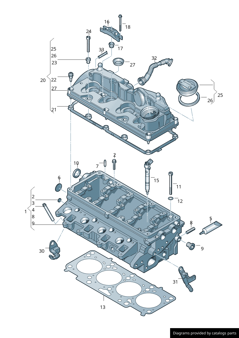 Car part diagram