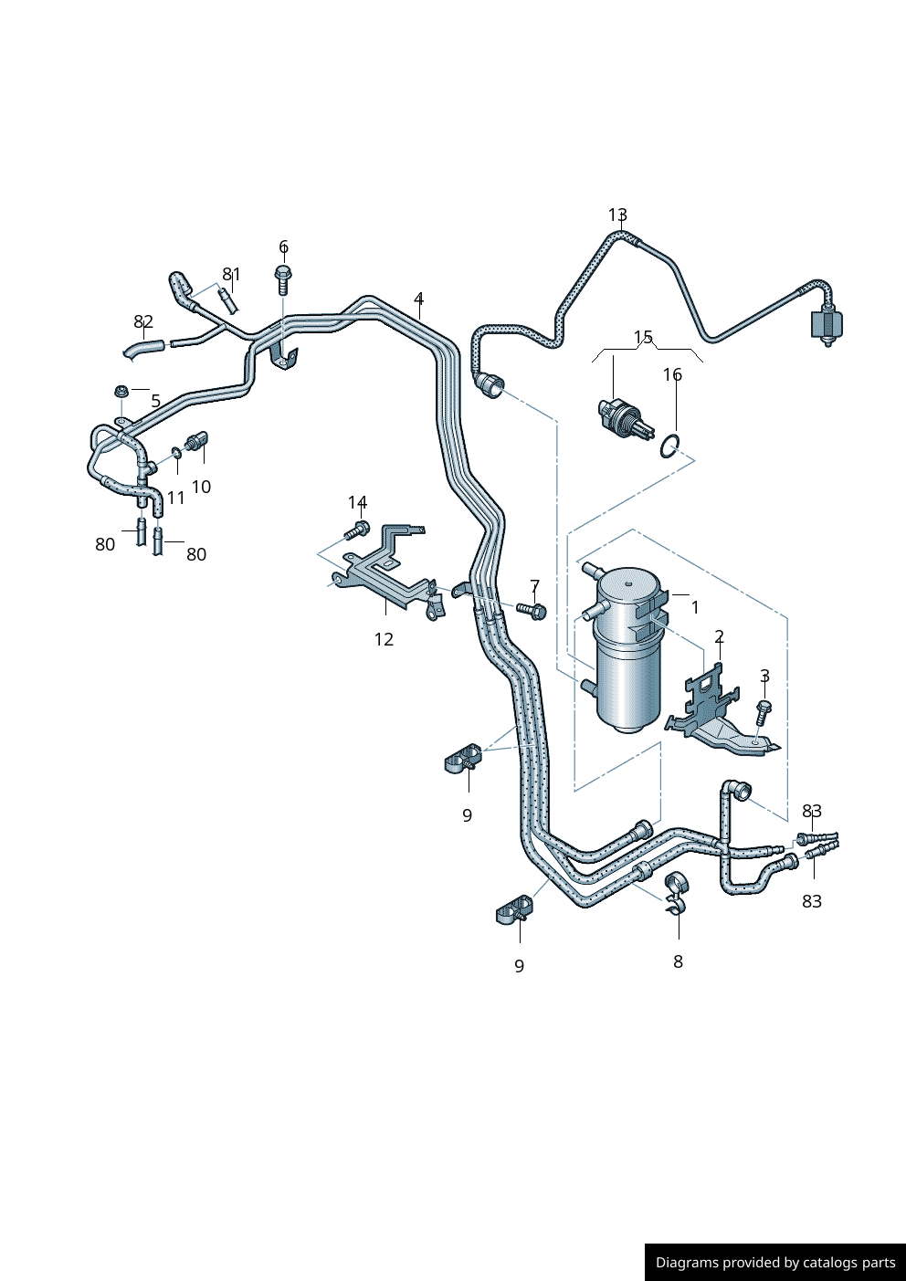 Car part diagram