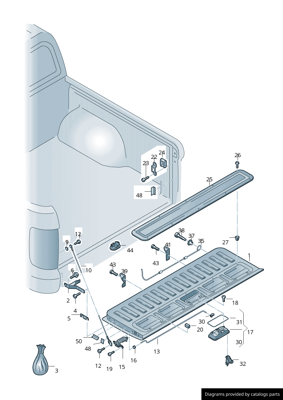 Car part diagram