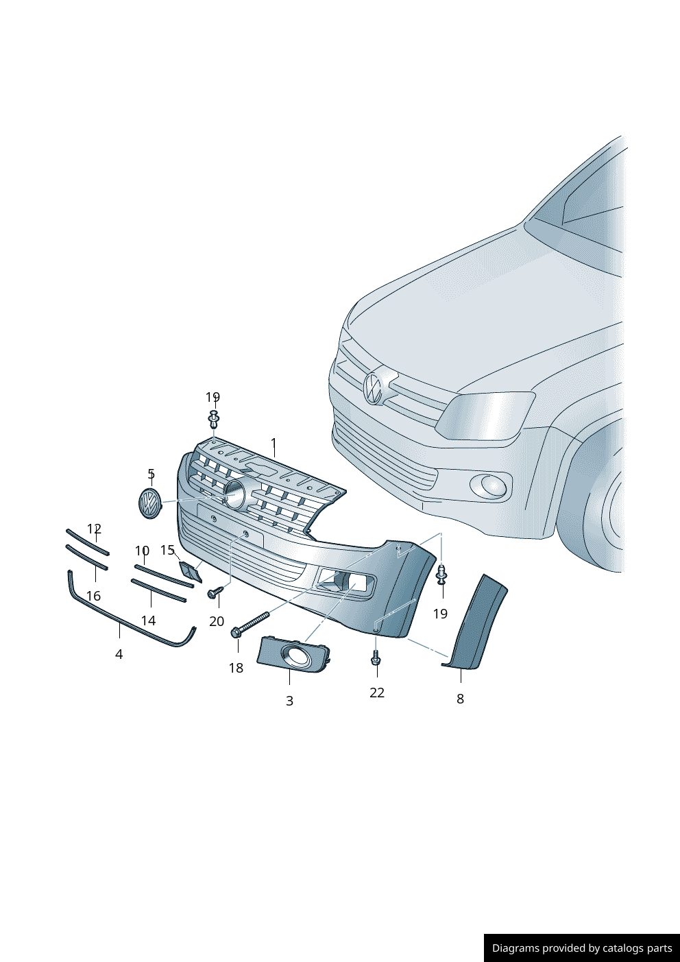 Car part diagram