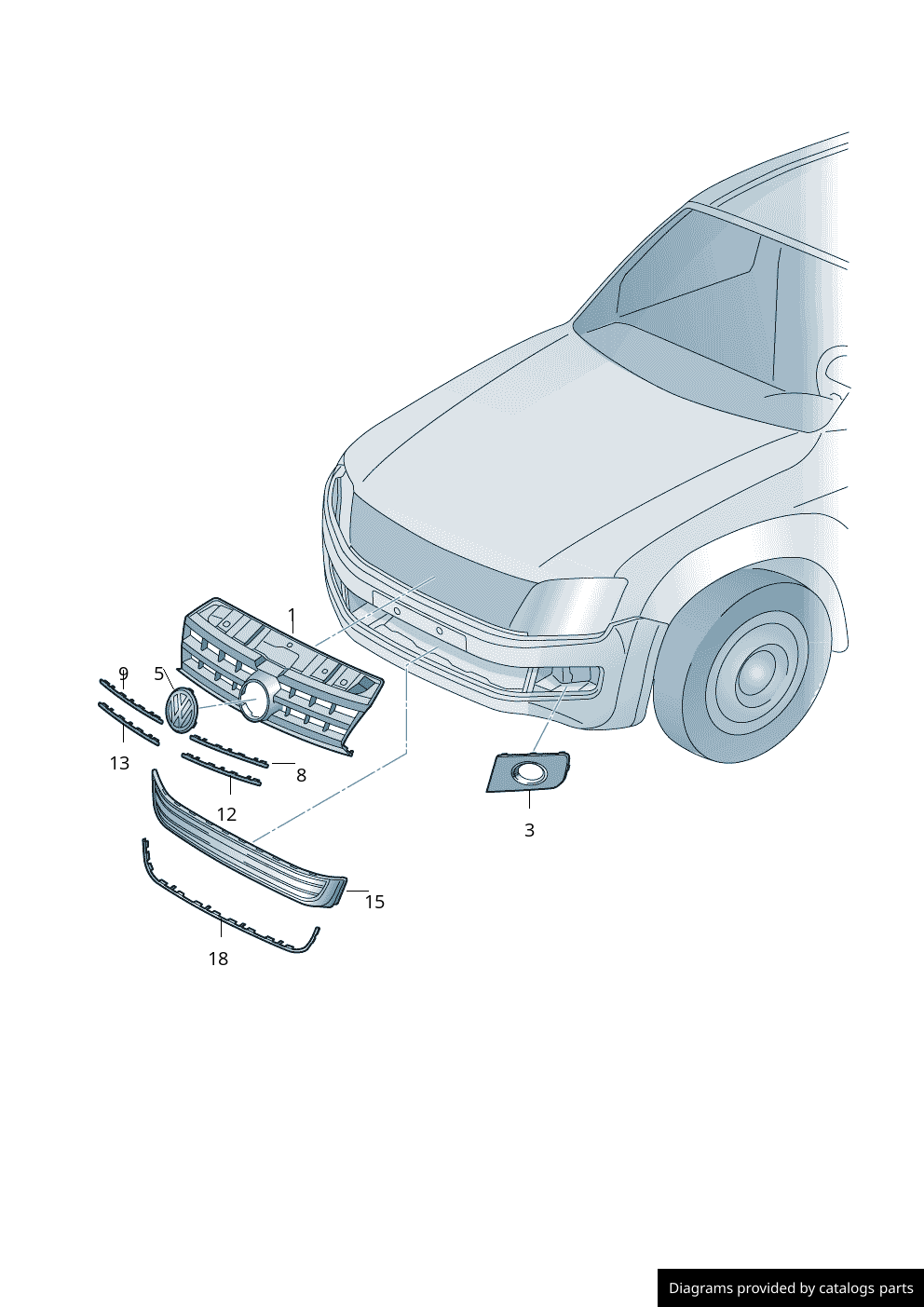 Car part diagram