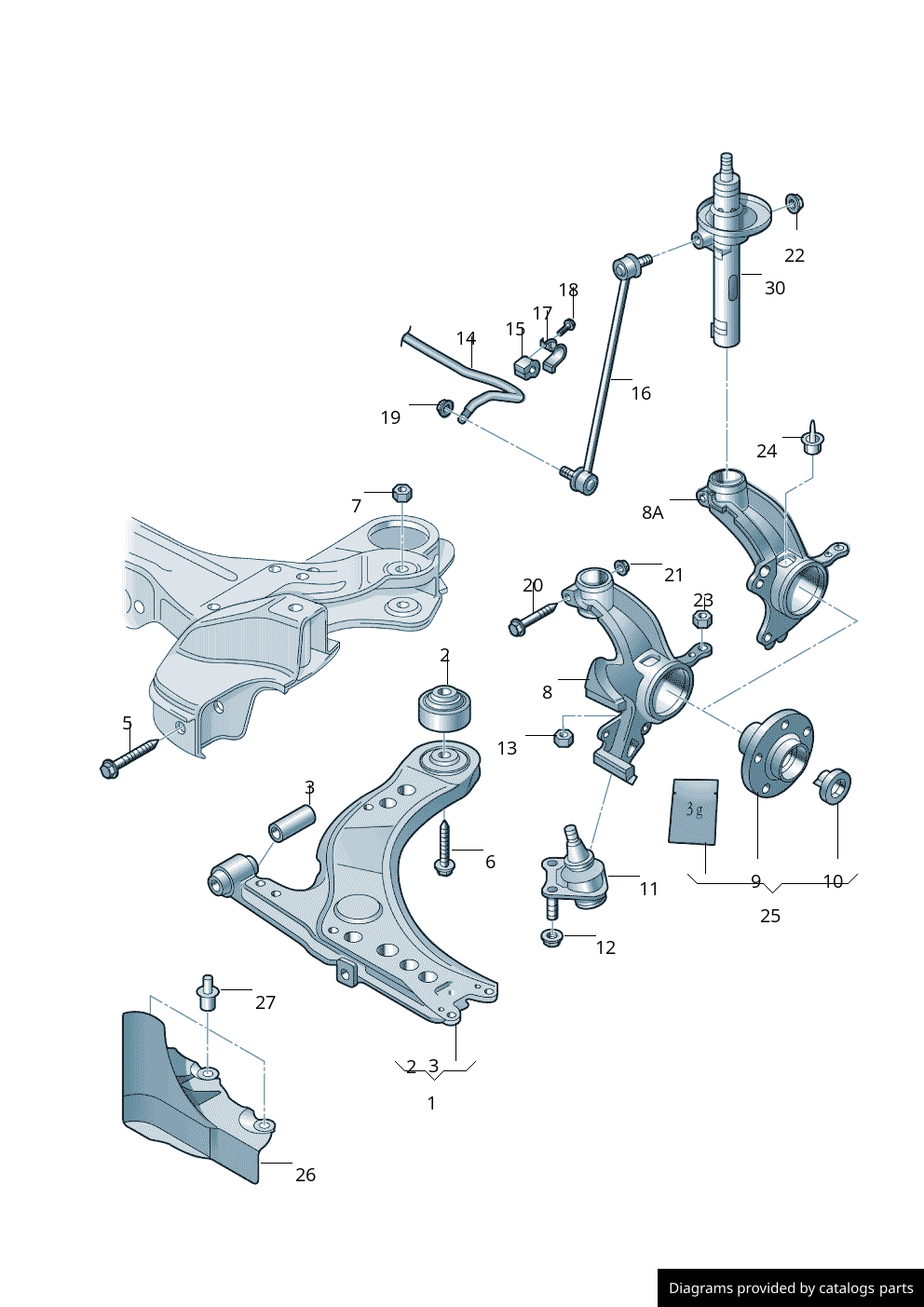 Car part diagram