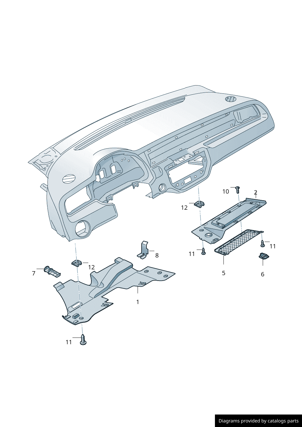 Car part diagram
