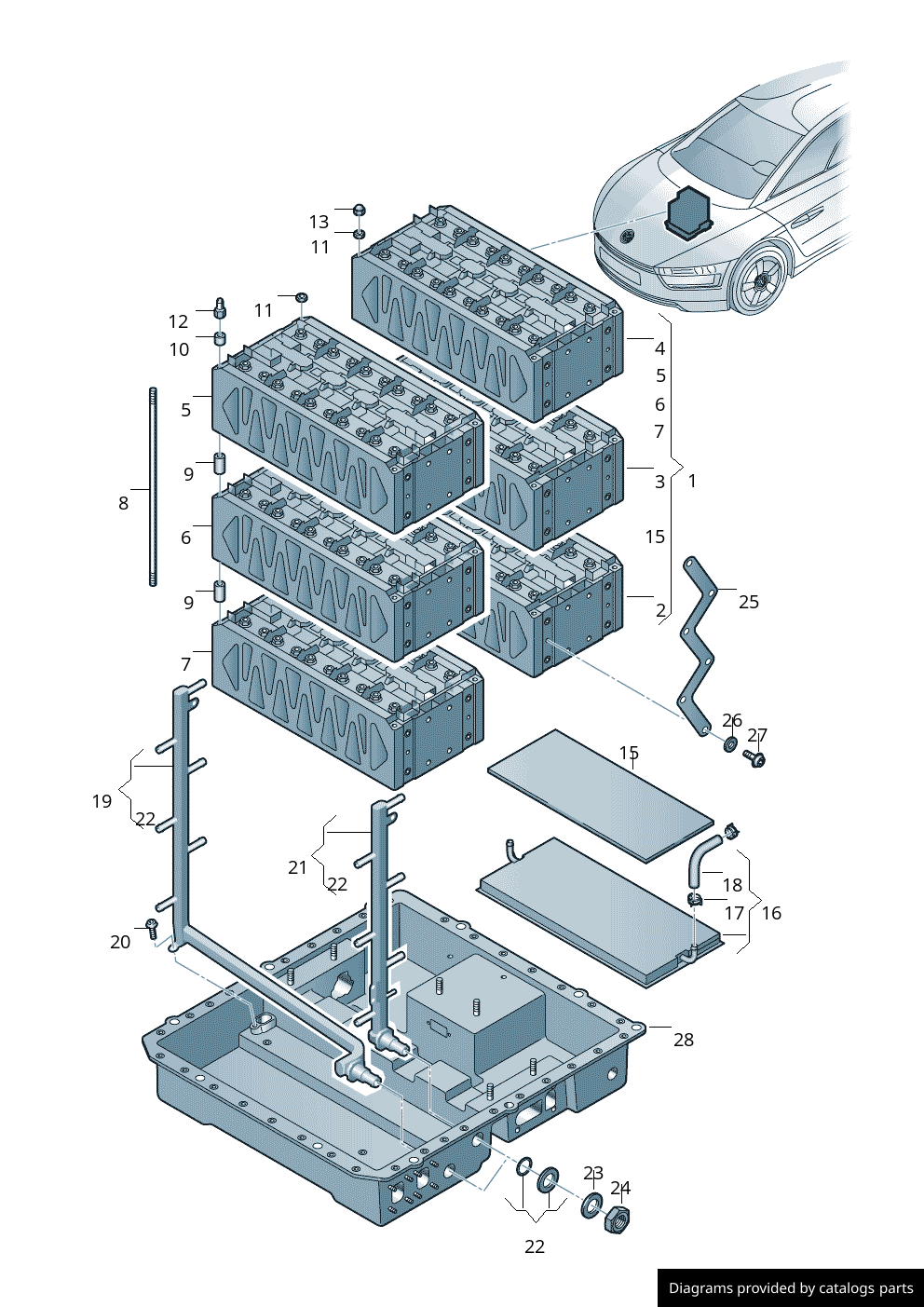 Car part diagram