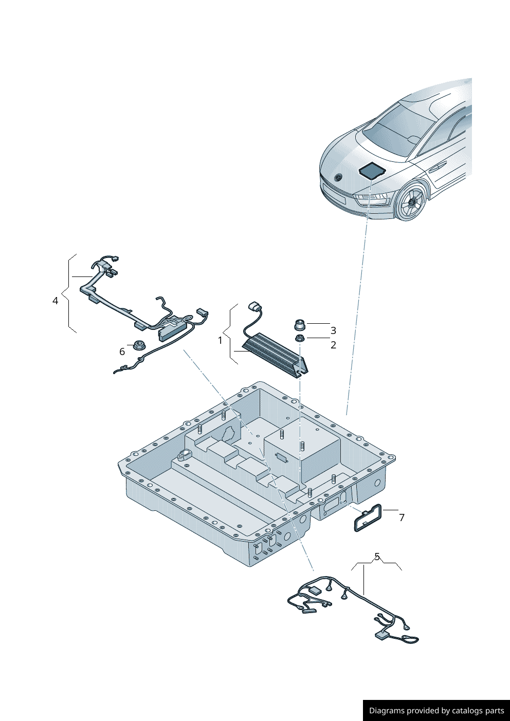 Car part diagram