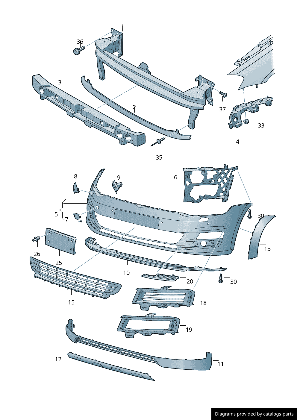 Car part diagram