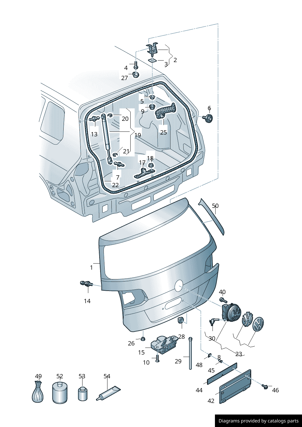 Car part diagram