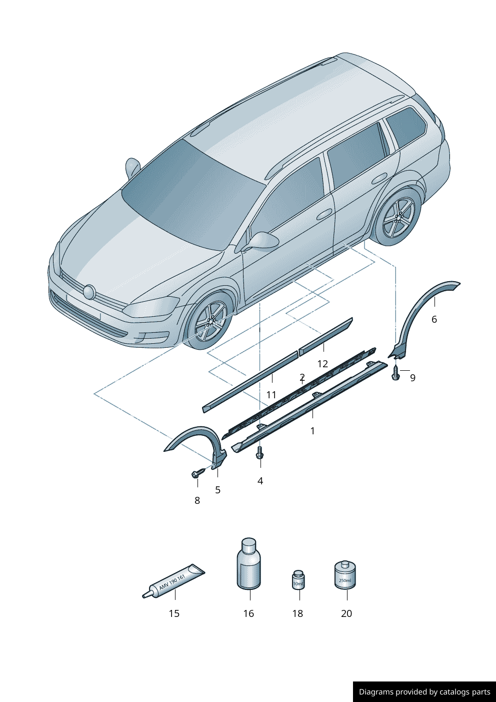 Car part diagram
