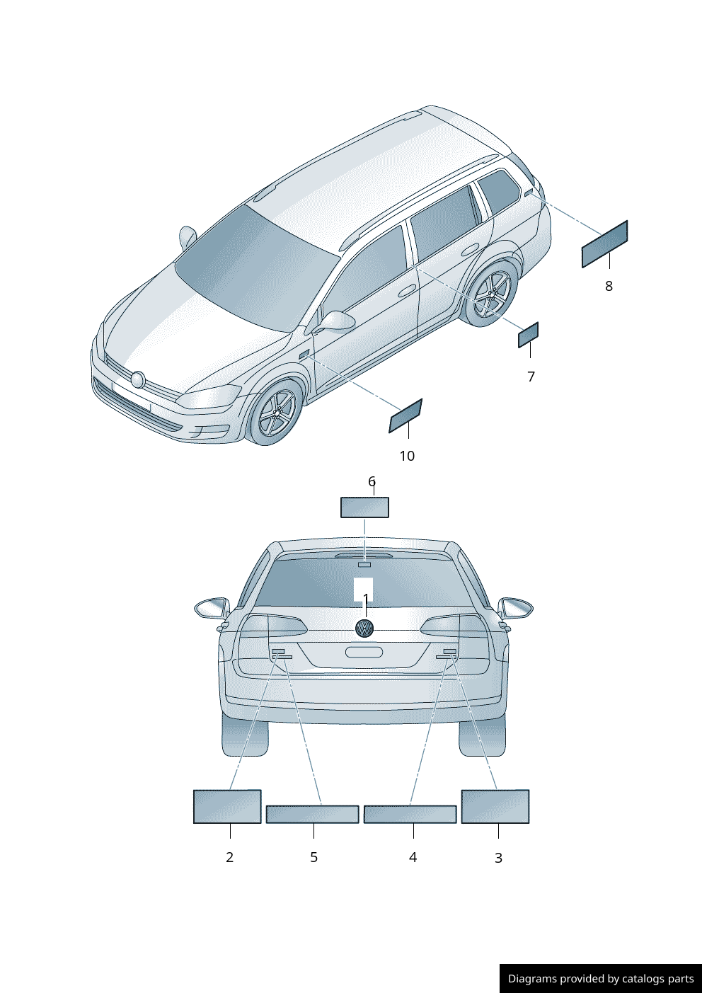 Car part diagram