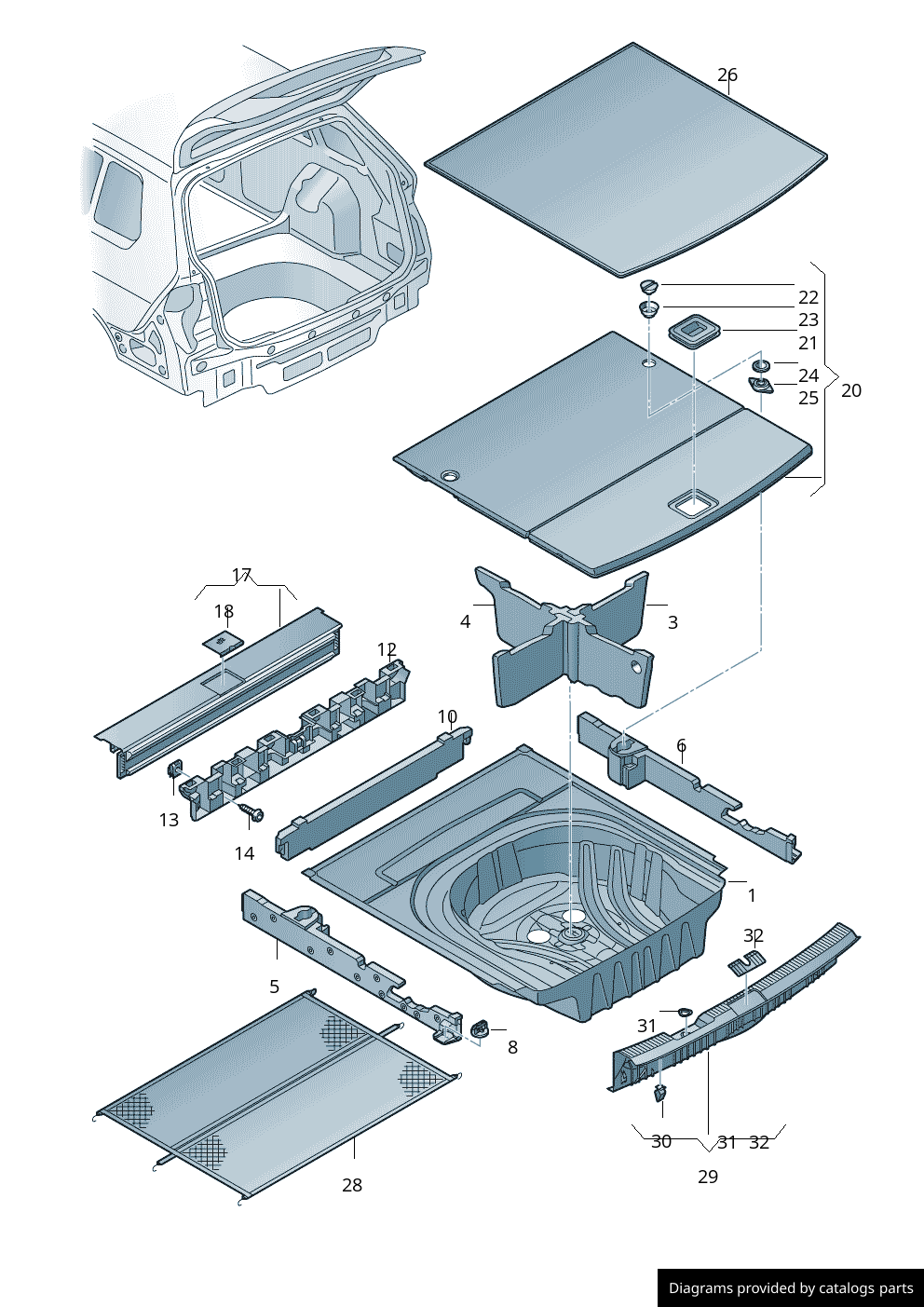 Car part diagram