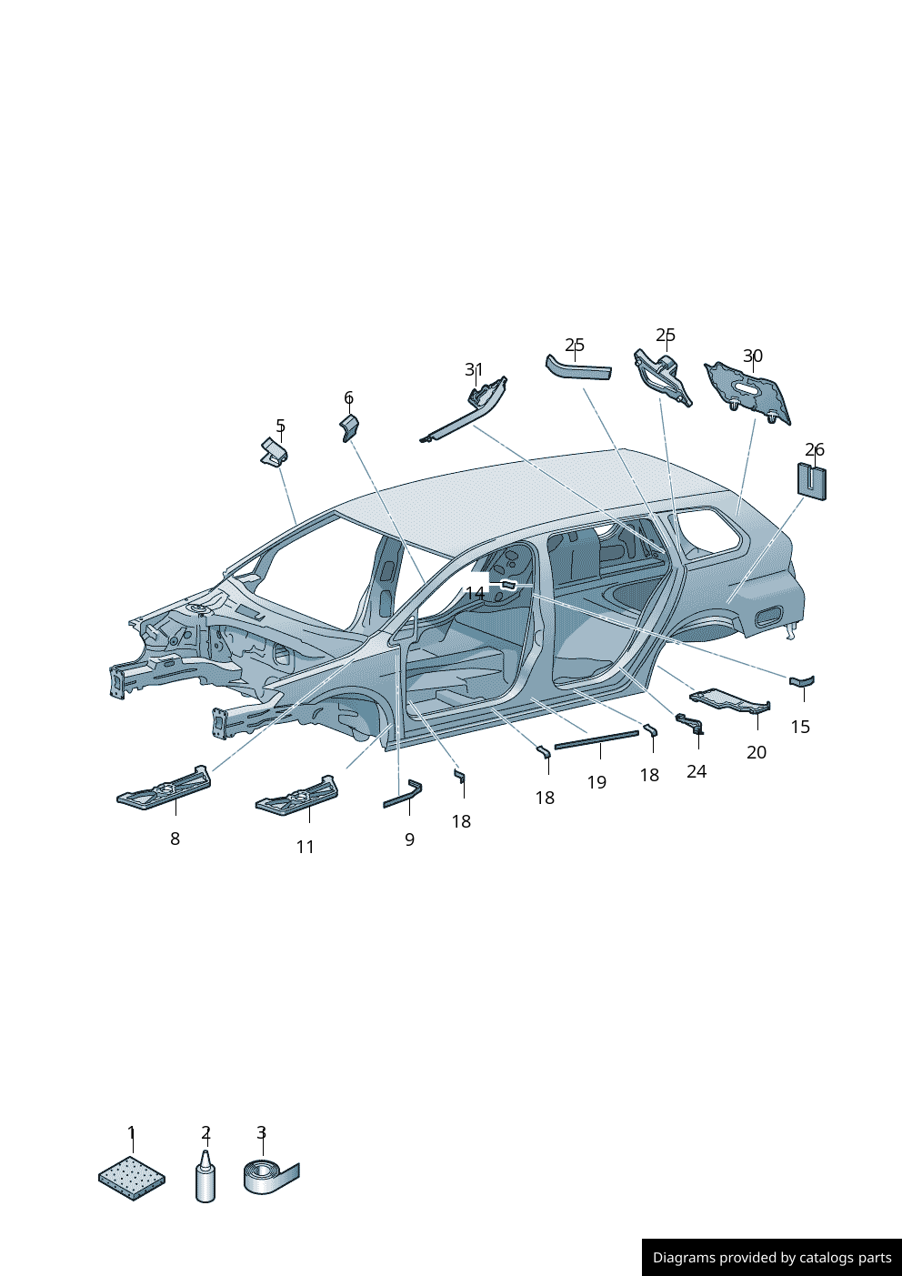 Car part diagram