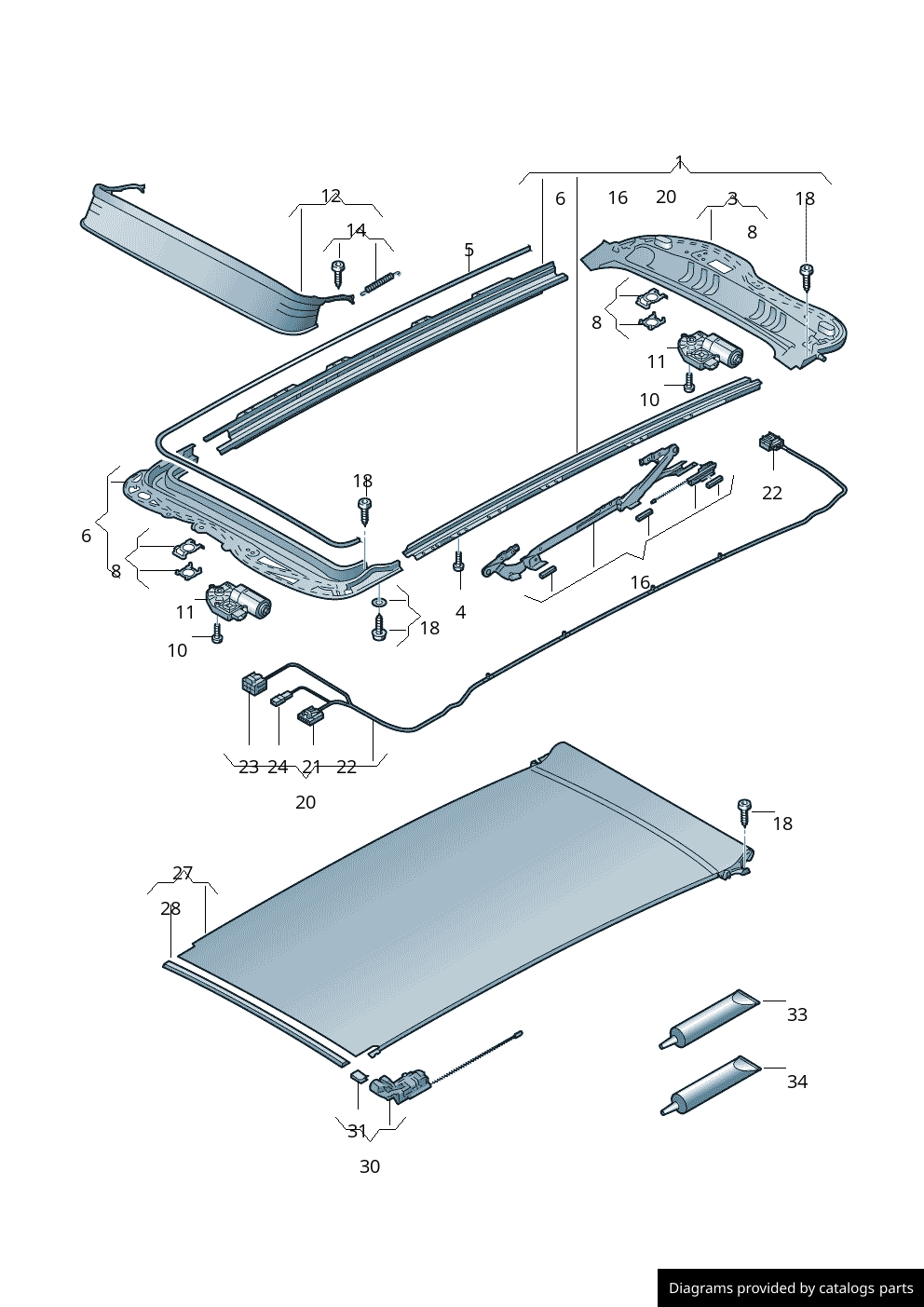 Car part diagram