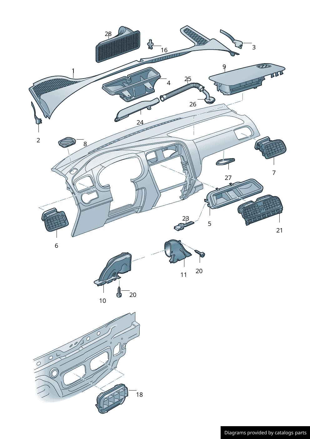 Car part diagram