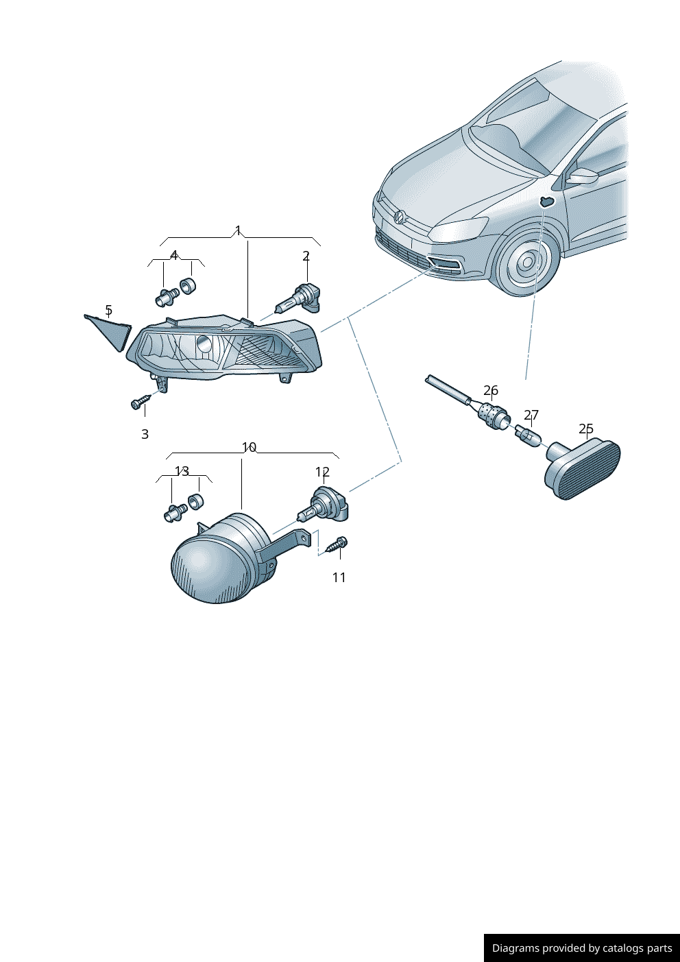 Car part diagram