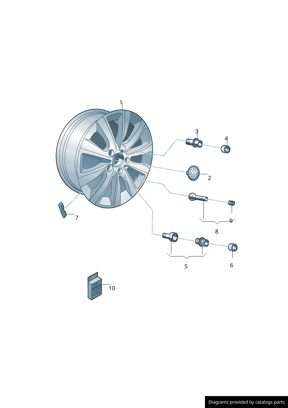 Car part diagram