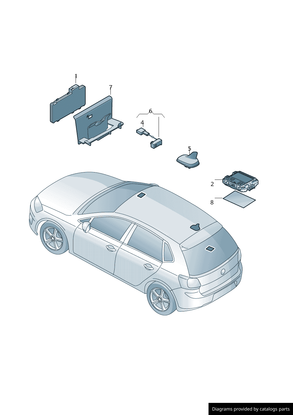 Car part diagram