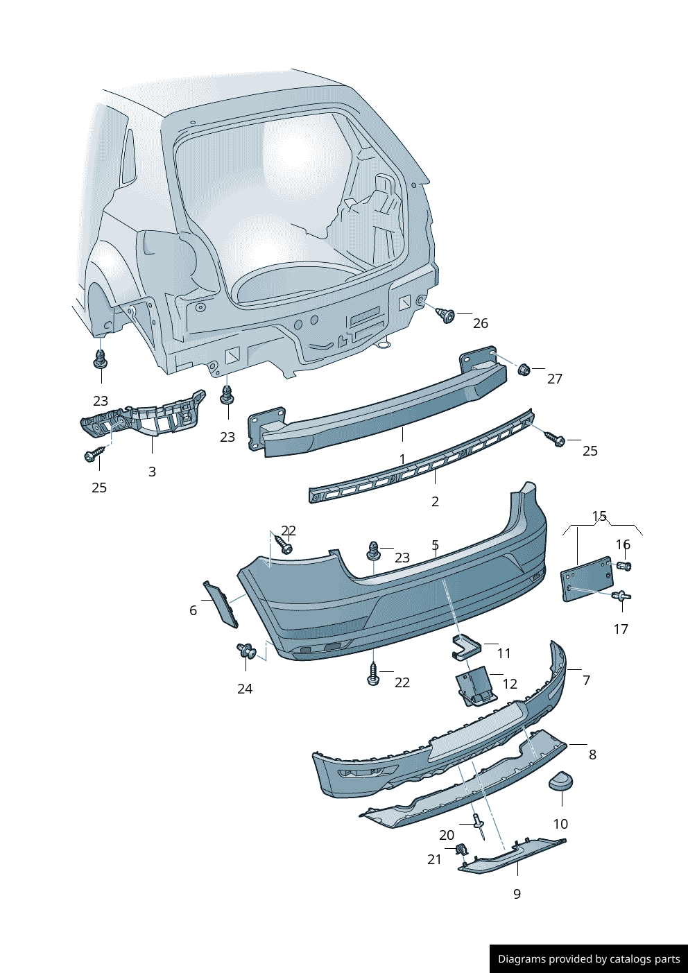 Car part diagram