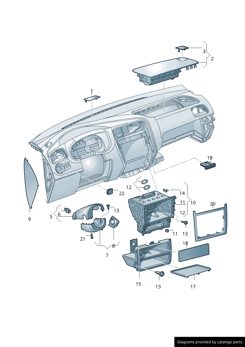 Car part diagram