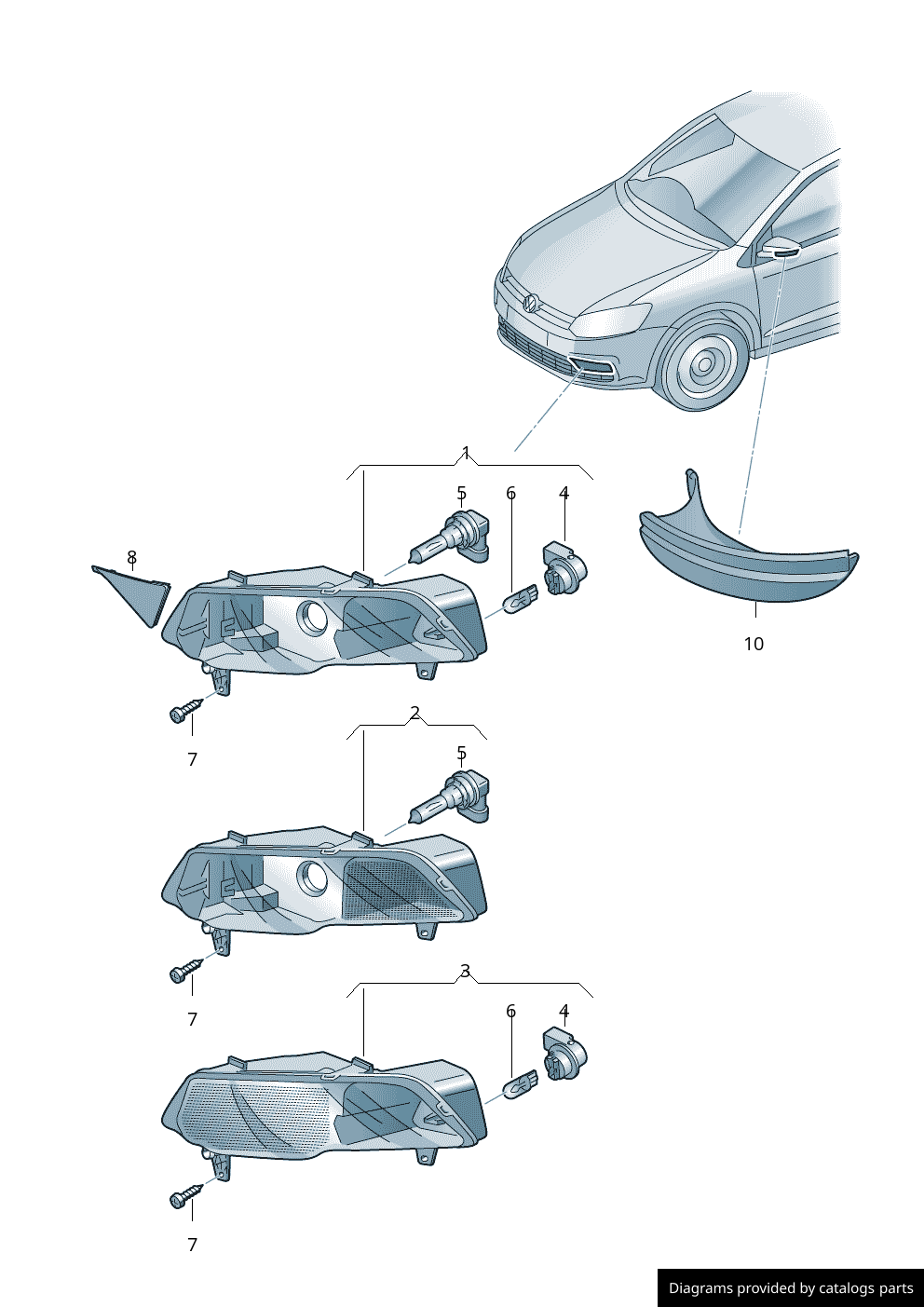 Car part diagram